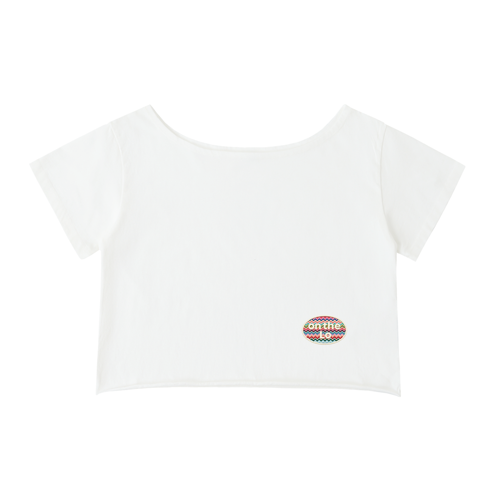 SUMMER STRIPES! Off The Shoulder Tee