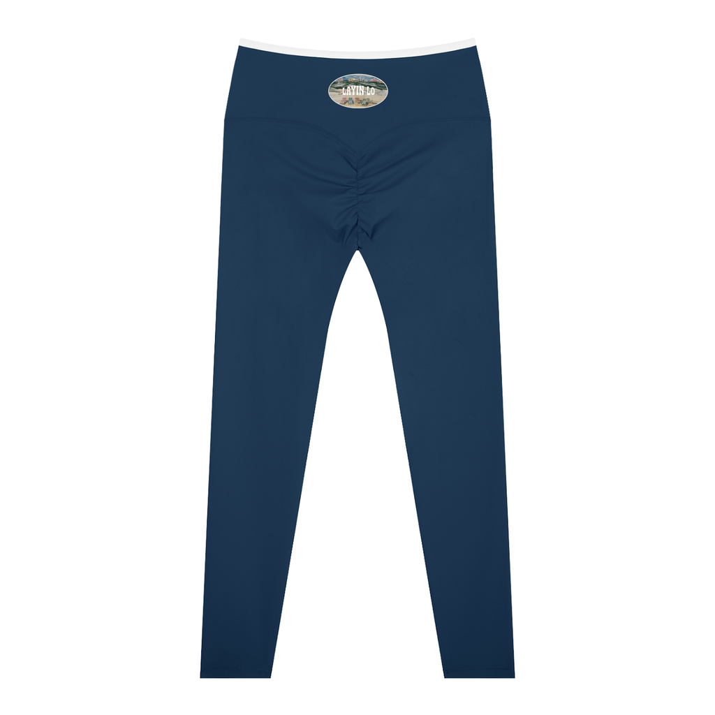 LAYIN LO Colorblock High Waist Leggings