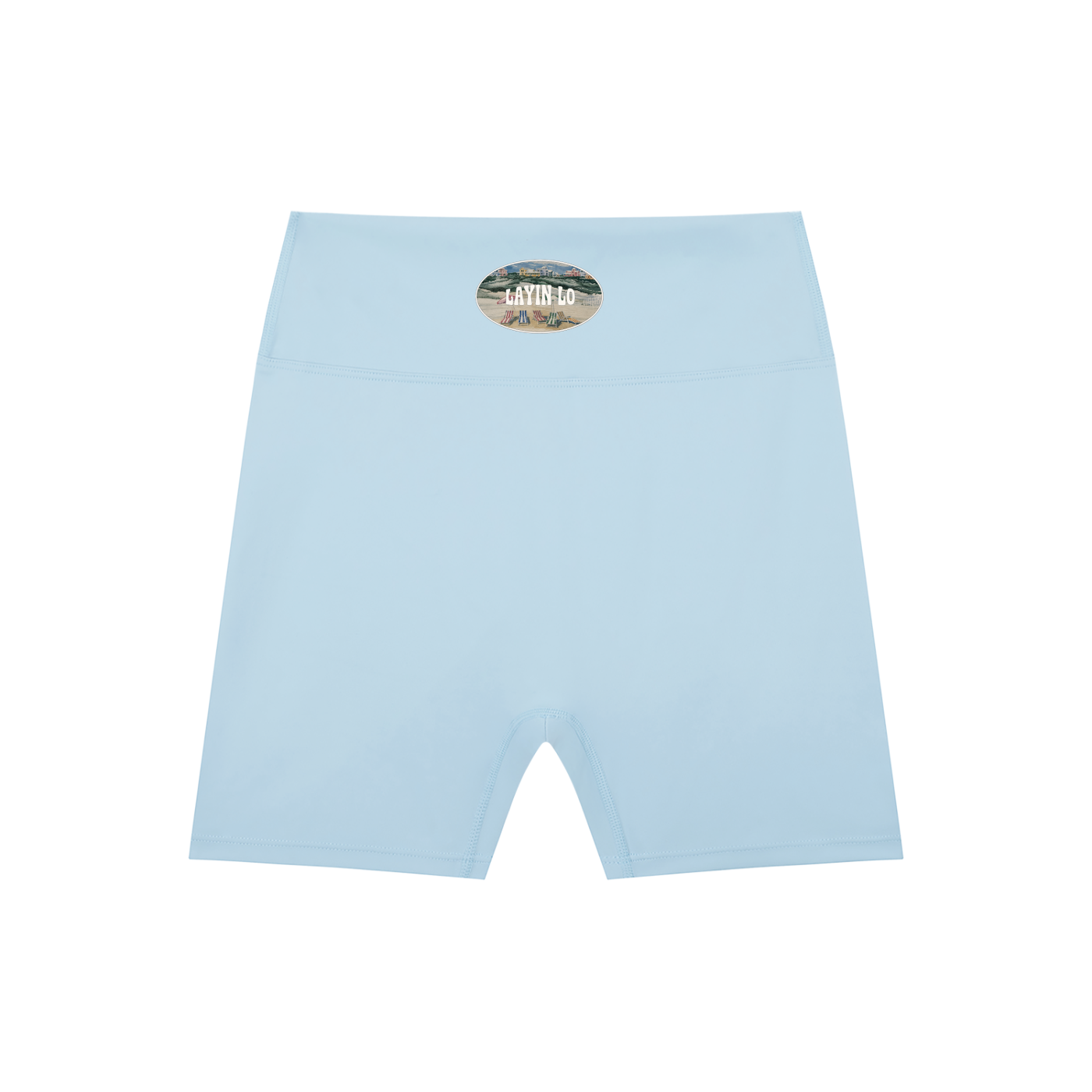 LAYIN LO High-Waisted Biker Shorts