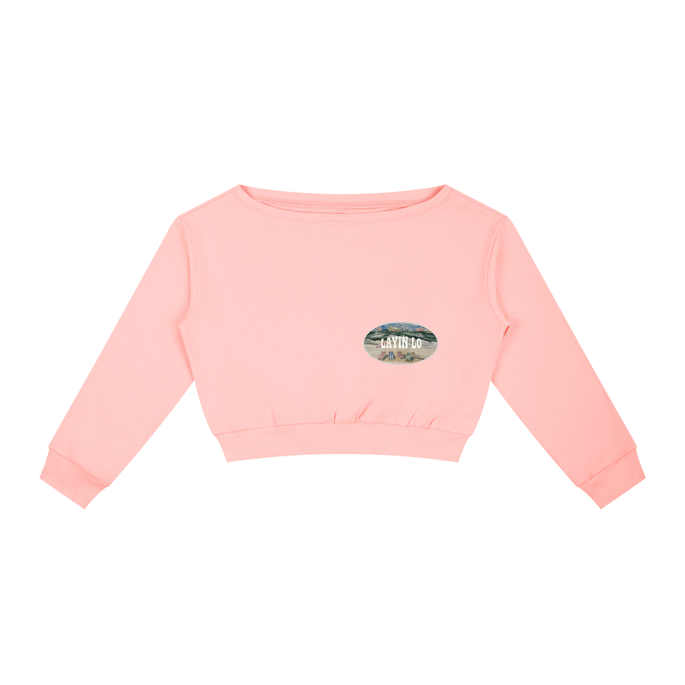 LAYIN LO Off-Shoulder Sweatshirt