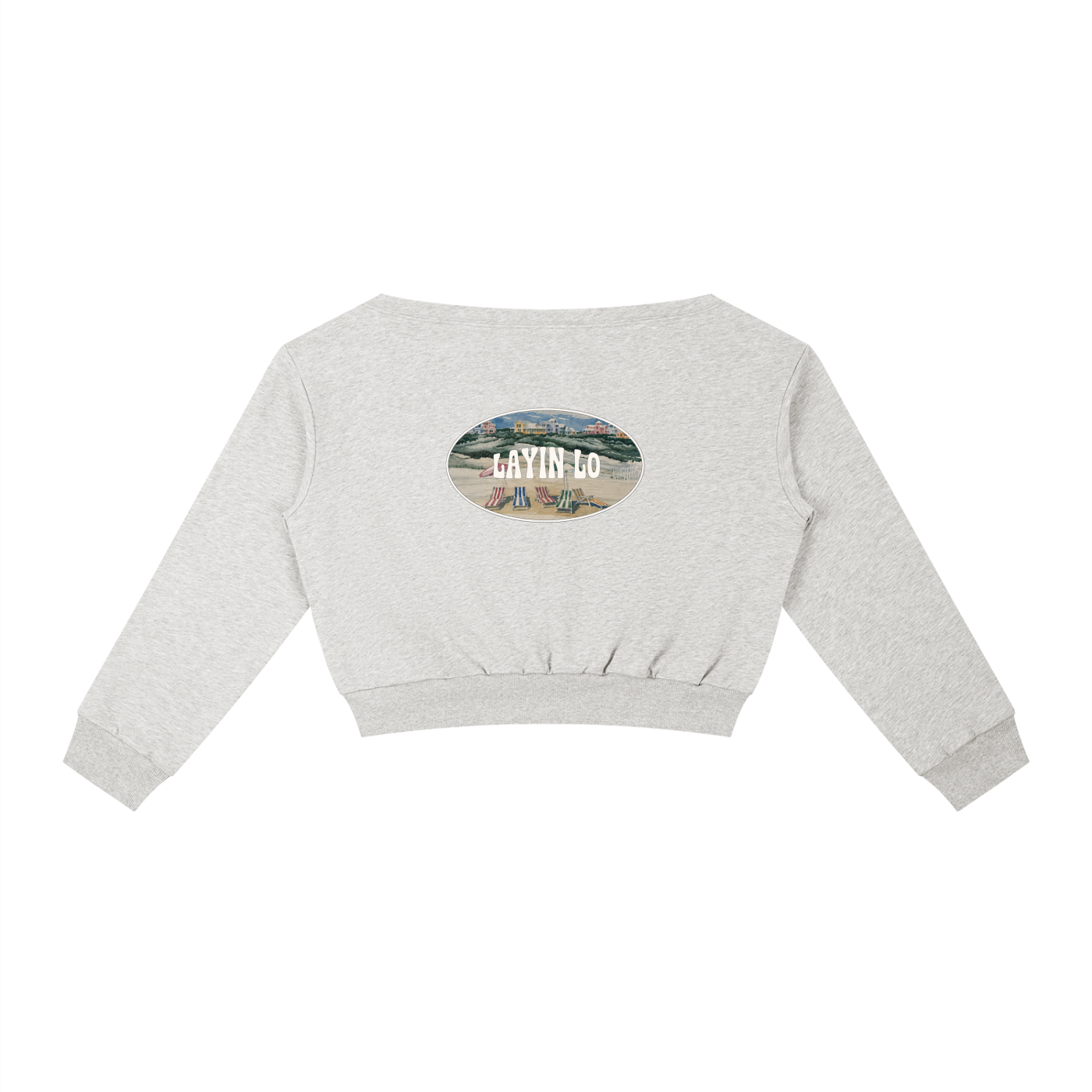 LAYIN LO Off-Shoulder Sweatshirt