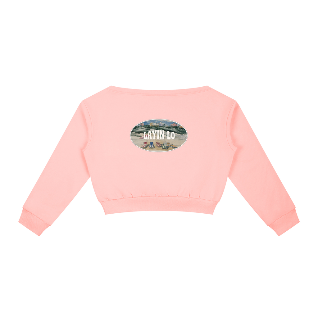 LAYIN LO Off-Shoulder Sweatshirt