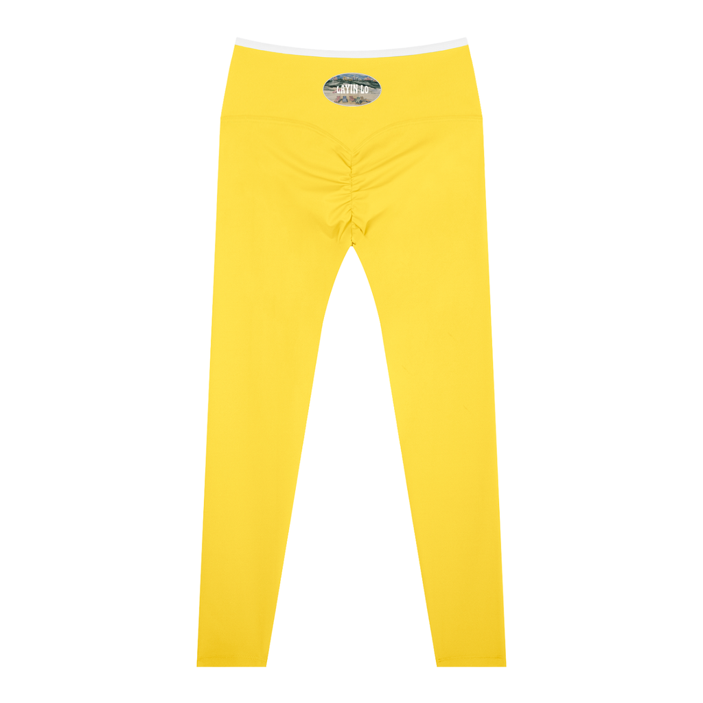 LAYIN LO Colorblock High Waist Leggings