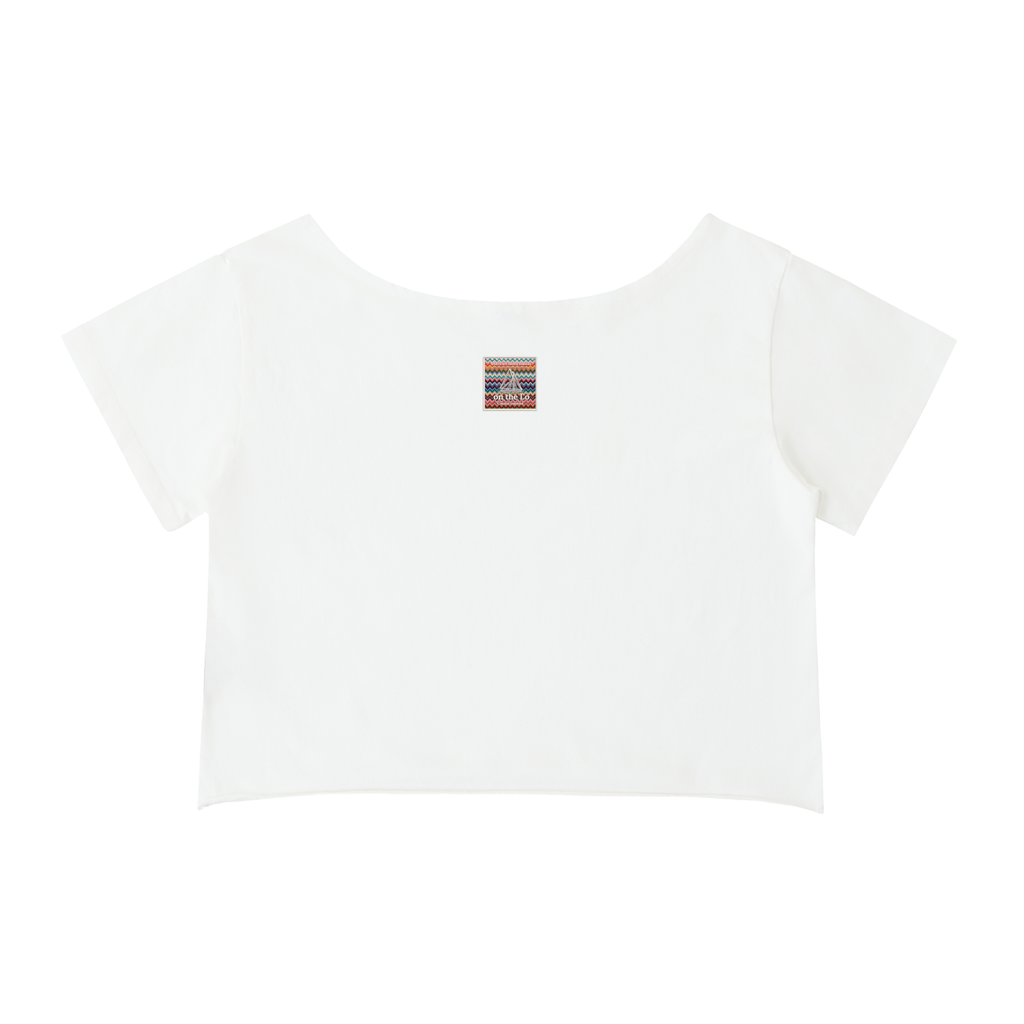 SUMMER STRIPES! Off The Shoulder Tee